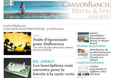 La newsletter French District Floride du Mercredi 3 Octobre 2012 - Le pire d'Halloween