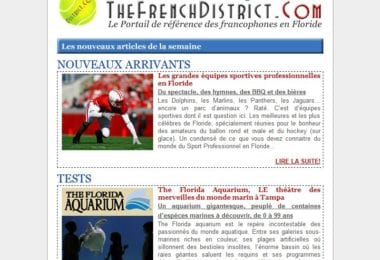 La newsletter French District Floride du Mercredi 31 Mars 2010 - The French District - La newsletter - Mercredi 31 Mars 2010