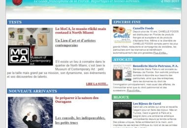 La newsletter French District Floride du Mercredi 4 Mai 2011 - Un musee rikiki mais costaud a Miami