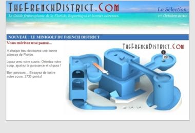 La newsletter French District Floride du Vendredi 1 Octobre 2010 - La selection du French District