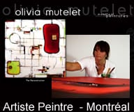 Olivia Mutelet est artiste peintre a Montreal . ELle est l'auteur de la collection The Reconstruction
