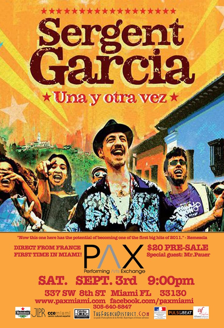 Sergent Garcia en concert a PAX a Miami