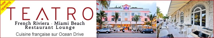 Teatro restaurant francais Ocean Drive