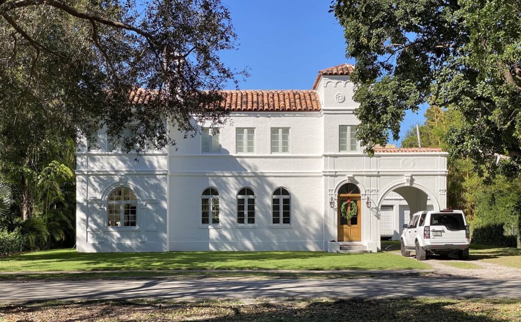 Une maison des années 1930, typique à Coral Gables