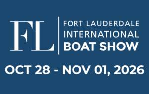 Logo du Fort Lauderdale International Boat Show, du 28 octobre au 1er novembre 2026