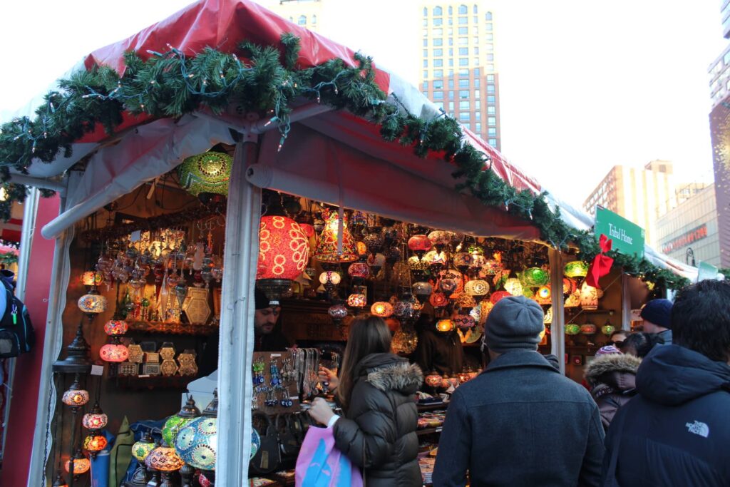 Le marché de Noël à Union Square