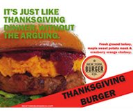 New York Burger Co. a mis Thanksgiving dans un hamburger