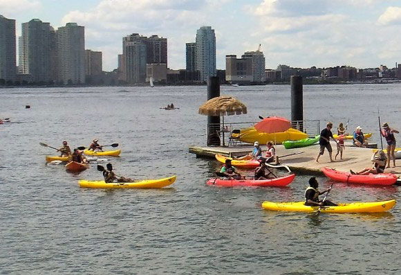 Une virée en kayak gratuite à NYC