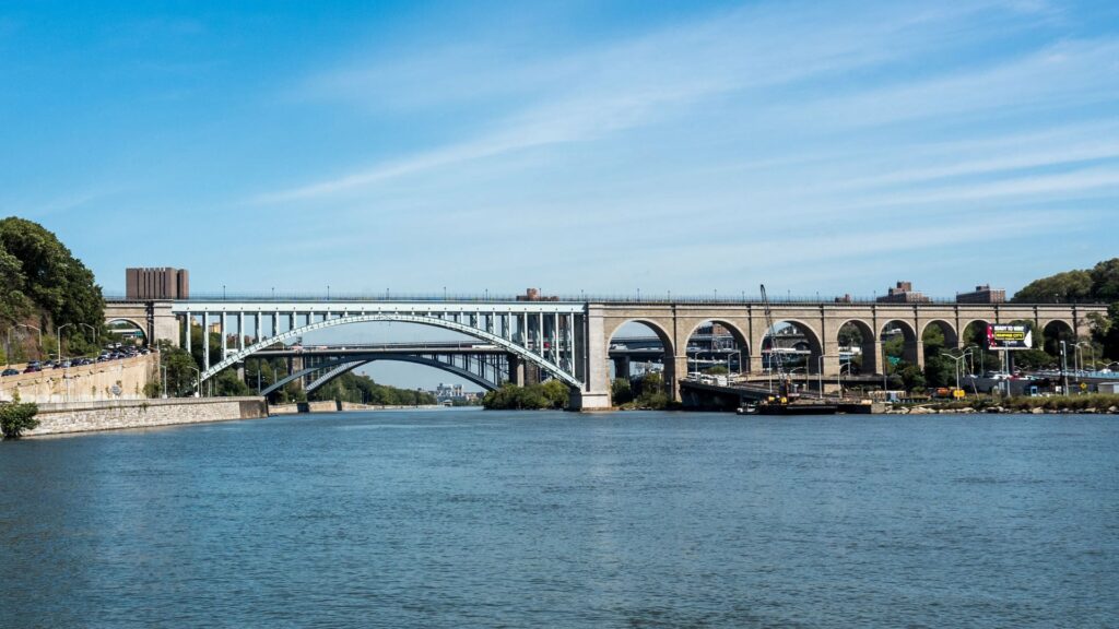 Le High Bridge au dessus de la Harlem River, Manhattan-Bronx, New York City