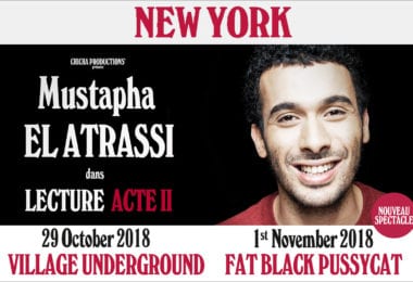 Mustapha El Atrassi à New York pour son spectacle : Lecture Acte II