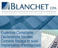 Le cabinet d'experts comptables Blanchet CPA, services de declarations fiscales, comptabilite et operations sur societes a New York et a Philadelphie