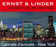 Ernst Linder, cabinet d'avocats à New York