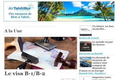La newsletter French District New York du Jeudi 1 Juin 2017 - Tourisme ou business ?