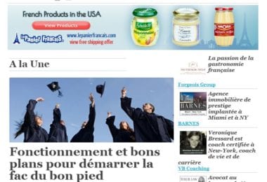 La newsletter French District New York du Jeudi 1 Mai 2014 - L’Universite americaine – comment ca marche ?