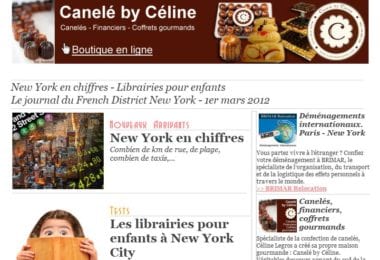 La newsletter French District New York du Jeudi 1 Mars 2012 - New York en chiffres - Librairies pour enfants - French District New York