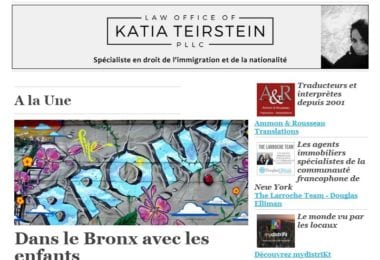 La newsletter French District New York du Jeudi 10 Août 2017 - Le Bronx avec ses enfants