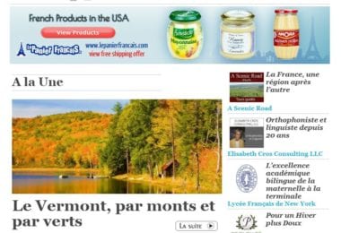 La newsletter French District New York du Jeudi 12 Mars 2015 - Par monts et par verts