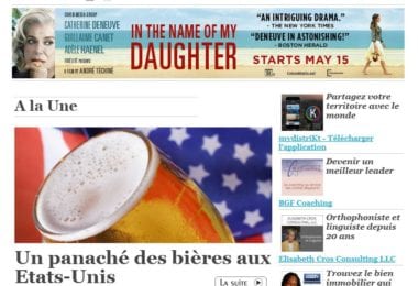 La newsletter French District New York du Jeudi 14 Mai 2015 - Un panache des bieres aux Etats-Unis
