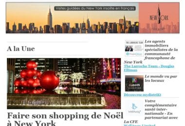 La newsletter French District New York du Jeudi 15 Décembre 2016 - Operation Pere Noel