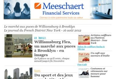 La newsletter French District New York du Jeudi 16 Août 2012 - Le marche aux puces de Williamsburg a Brooklyn