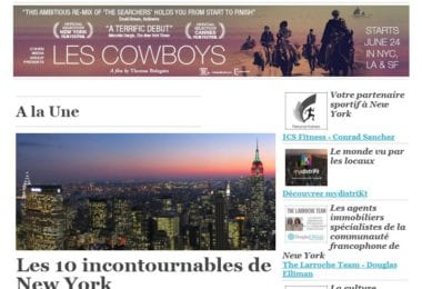 La newsletter French District New York du Jeudi 16 Juin 2016 - Les 10 incontournables de la Grosse Pomme