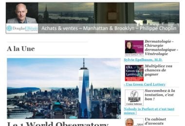 La newsletter French District New York du Jeudi 2 Novembre 2017 - Au sommet en 47 secondes