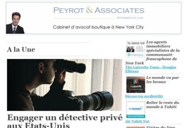 La newsletter French District New York du Jeudi 20 Avril 2017 - Ni vu ni connu