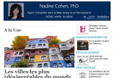 La newsletter French District New York du Jeudi 21 Avril 2016 - Ames voyageuses