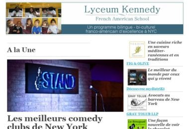 La newsletter French District New York du Jeudi 21 Janvier 2016 - Les meilleurs comedy clubs de New York