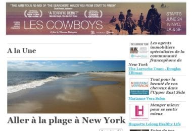 La newsletter French District New York du Jeudi 23 Juin 2016 - Aller à la plage à New York