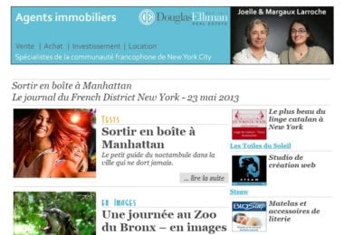 La newsletter French District New York du Jeudi 23 Mai 2013 - Sortir en boite a Manhattan