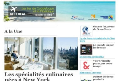 La newsletter French District New York du Jeudi 24 Mars 2016 - Un gout de New York dans votre assiette