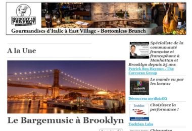 La newsletter French District New York du Jeudi 29 Juin 2017 - La péniche aux belles notes