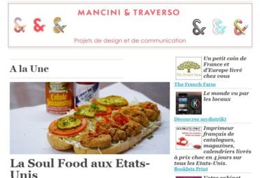 La newsletter French District New York du Jeudi 3 Mars 2016 - La Soul Food aux Etats-Unis