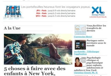 La newsletter French District New York du Jeudi 30 Juillet 2015 - Best Of de l'ete 2015 - Le meilleur de New York numero 2