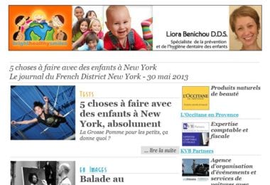 La newsletter French District New York du Jeudi 30 Mai 2013 - 5 choses a faire avec des enfants a New York