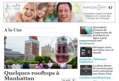 La newsletter French District New York du Jeudi 9 Juillet 2015 - Les Rooftops de Manhattan