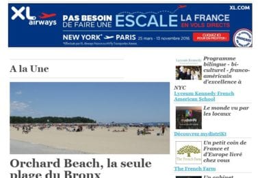 La newsletter French District New York du Jeudi 9 Juin 2016 - La seule plage du Bronx
