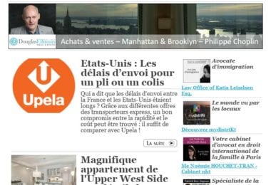 La newsletter French District New York du Mardi 11 Avril 2017 - De France