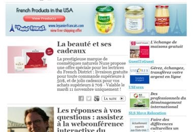 La newsletter French District New York du Mardi 11 Novembre 2014 - Networking et Bonnes Adresses a NY