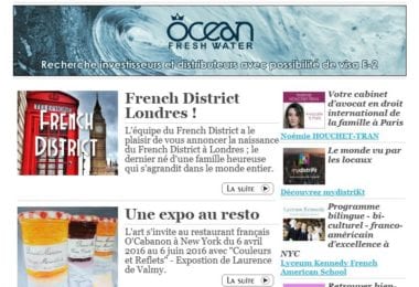 La newsletter French District New York du Mardi 12 Avril 2016 - La famille s'agrandit !
