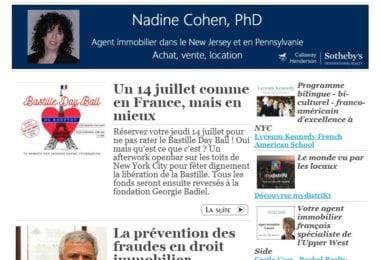 La newsletter French District New York du Mardi 12 Juillet 2016 - Un 14 juillet comme en France !