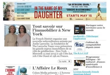 La newsletter French District New York du Mardi 12 Mai 2015 - Networking et Bonnes Adresses a NY