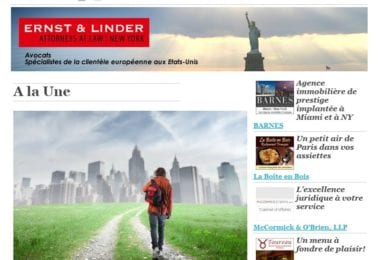 La newsletter French District New York du Mardi 12 Novembre 2013 - Les grandes vertes de New York