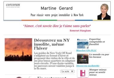 La newsletter French District New York du Mardi 14 Février 2017 - Insolite et joie de vivre