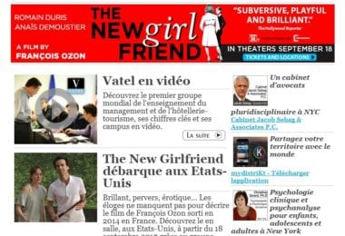La newsletter French District New York du Mardi 15 Septembre 2015 - Networking et Bonnes Adresses à NY