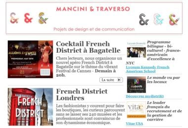 La newsletter French District New York du Mardi 17 Mai 2016 - A New York