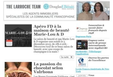 La newsletter French District New York du Mardi 17 Novembre 2015 - Tout choco