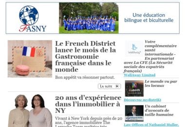 La newsletter French District New York du Mardi 18 Octobre 2016 - C’est bon ca !