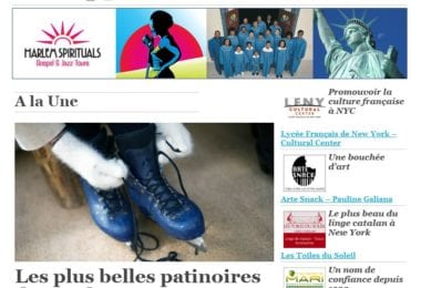 La newsletter French District New York du Mardi 19 Novembre 2013 - La star de la glace New Yorkaise
